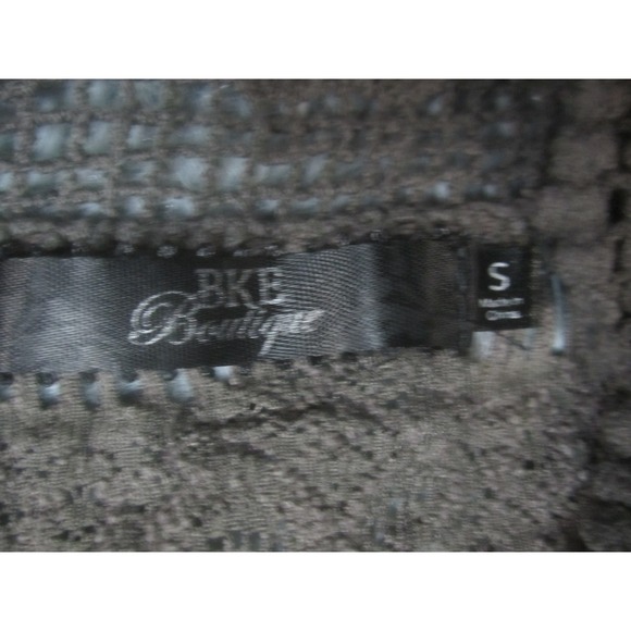 BKE Boutique Womens Top Small Brown 3/4 Sleeve Casual Tunic Blouse Open Front - Picture 3 of 8